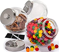 Glass cookie jars for sale  Delivered anywhere in USA 