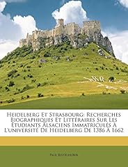 Heidelberg strasbourg recherch d'occasion  Livré partout en France
