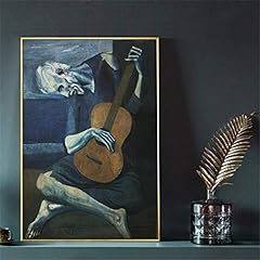 the Old Guitarist by Pablo Picasso Canvas Painting for sale  Delivered anywhere in Canada