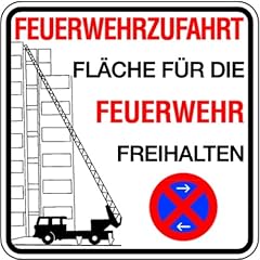 Schild feuerwehrzufahrt fläch gebraucht kaufen  Wird an jeden Ort in Deutschland