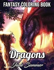 Dragons adult coloring for sale  Delivered anywhere in USA 