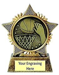 Basketball trophy star for sale  Delivered anywhere in UK