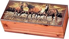 Horse cedar chest for sale  Delivered anywhere in USA 