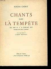 Chants tempete. 360e d'occasion  Livré partout en Belgiqu