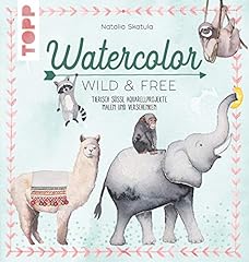 Watercolor wild free gebraucht kaufen  Wird an jeden Ort in Deutschland