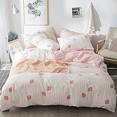 Pink strawberry duvet for sale  Delivered anywhere in USA 