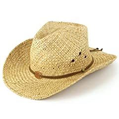 Straw cowboy hat for sale  Delivered anywhere in Ireland