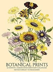 Birthday calendar botanical for sale  Delivered anywhere in USA 