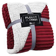 Sherpa blanket red for sale  Delivered anywhere in USA 