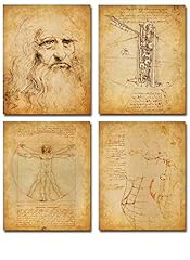 Original Leonardo da Vinci Art Prints - Set of Four for sale  Delivered anywhere in Canada
