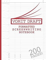 Blank screenwriting notebook for sale  Delivered anywhere in UK
