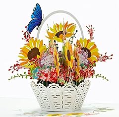 Cutpopup sunflowers basket for sale  Delivered anywhere in UK
