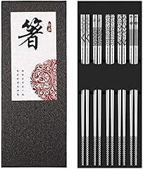 Metal chopsticks reusable for sale  Delivered anywhere in USA 