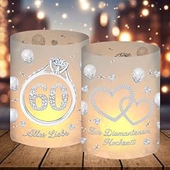 Windlicht tischdeko diamantene gebraucht kaufen  Wird an jeden Ort in Deutschland