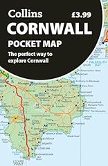 Cornwall pocket map for sale  Delivered anywhere in UK