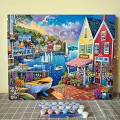 Colorful coastal town for sale  Delivered anywhere in USA 