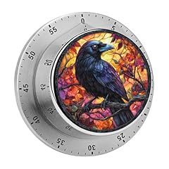 Stained glass raven for sale  Delivered anywhere in UK