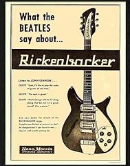 Print rickenbacker beatles for sale  Delivered anywhere in UK