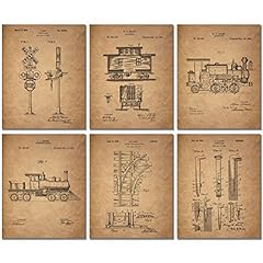 Railroad train patent for sale  Delivered anywhere in USA 