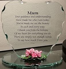Glass heart plaque for sale  Delivered anywhere in UK