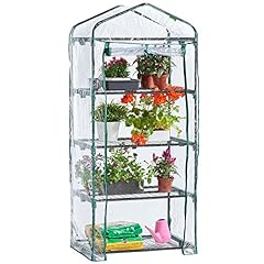 VonHaus Mini Greenhouse – 4 Tier Green House with Weatherproof, used for sale  Delivered anywhere in UK