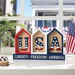 Glitzhome patriotic wooden for sale  Delivered anywhere in USA 