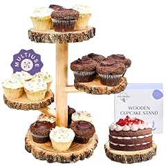 Tier wooden cupcake for sale  Delivered anywhere in USA 