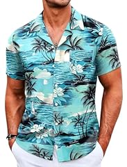 Coofandy mens hawaiian for sale  Delivered anywhere in USA 