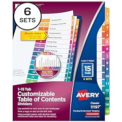 Avery tab dividers for sale  Delivered anywhere in USA 