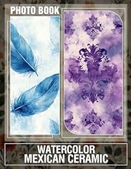 Watercolor mexican ceramic for sale  Delivered anywhere in UK