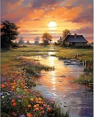 Countryside sunset stamped for sale  Delivered anywhere in USA 