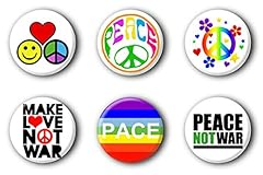 Peace frieden buttons gebraucht kaufen  Wird an jeden Ort in Deutschland