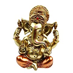Used, Hindu God Lord Ganesha Idol Statue - Indian Elephant Buddha Ganesha Sculpture -India Home Pooja Diwali Decoration Hindu Puja Decor Item Gifts for sale  Delivered anywhere in Canada