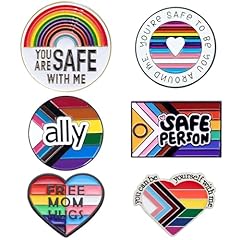 Pride pins 6pcs for sale  Delivered anywhere in USA 