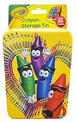 Tin box crayola for sale  Delivered anywhere in USA 