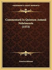 Commentarii quintum antonii for sale  Delivered anywhere in USA 