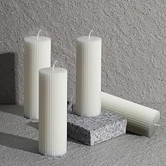 White ribbed pillar for sale  Delivered anywhere in UK