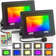 40w rgbw floodlight for sale  Delivered anywhere in UK