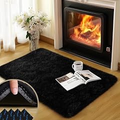 Qulint black rug for sale  Delivered anywhere in USA 