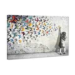 Banksy graffiti canvas for sale  Delivered anywhere in USA 