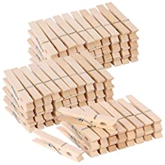 100pcs Clothes Pins Wooden Clothespins 3inch Heavy for sale  Delivered anywhere in USA 