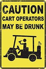 Caution cart operators for sale  Delivered anywhere in USA 