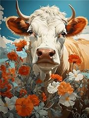 Vache coquelicot peinture d'occasion  Livré partout en France