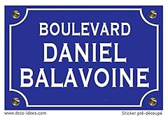 Sticker plaque rue d'occasion  Livré partout en France