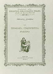 Tipografia cinquecentina itali usato  Spedito ovunque in Italia 