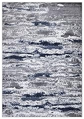 Grey navy rug for sale  Delivered anywhere in UK