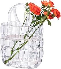 Glass flower vase for sale  Delivered anywhere in UK