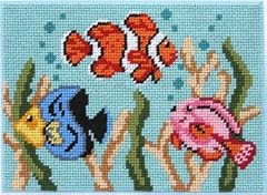 Tropical fish needlepoint for sale  Delivered anywhere in USA 
