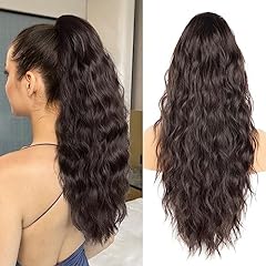 Inch brown ponytail for sale  Delivered anywhere in UK