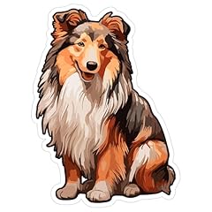 Rough collie sticker for sale  Delivered anywhere in USA 